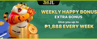 Weekly Happy Bonus - Up to ₱1,888 Weekly